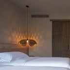 Aiko Handmade Pendant Light, Rattan/Willow Weave