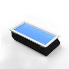 Arisha Modern Remote Control Flush Mount Ceiling Light, Black