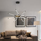 Arisha Pendant Light, Black/Gold, 6/8/10/12 Heads