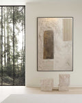 Wabi-Sabi Multi-Texture Abstract Painting