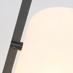 Ray Minimalist Glass/ Outdoor Landscape Pathway Light, White