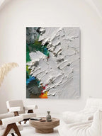 Color Accents Impasto Painting