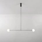 Arisha Minimalist Linear Mobile Pendant Light, Black