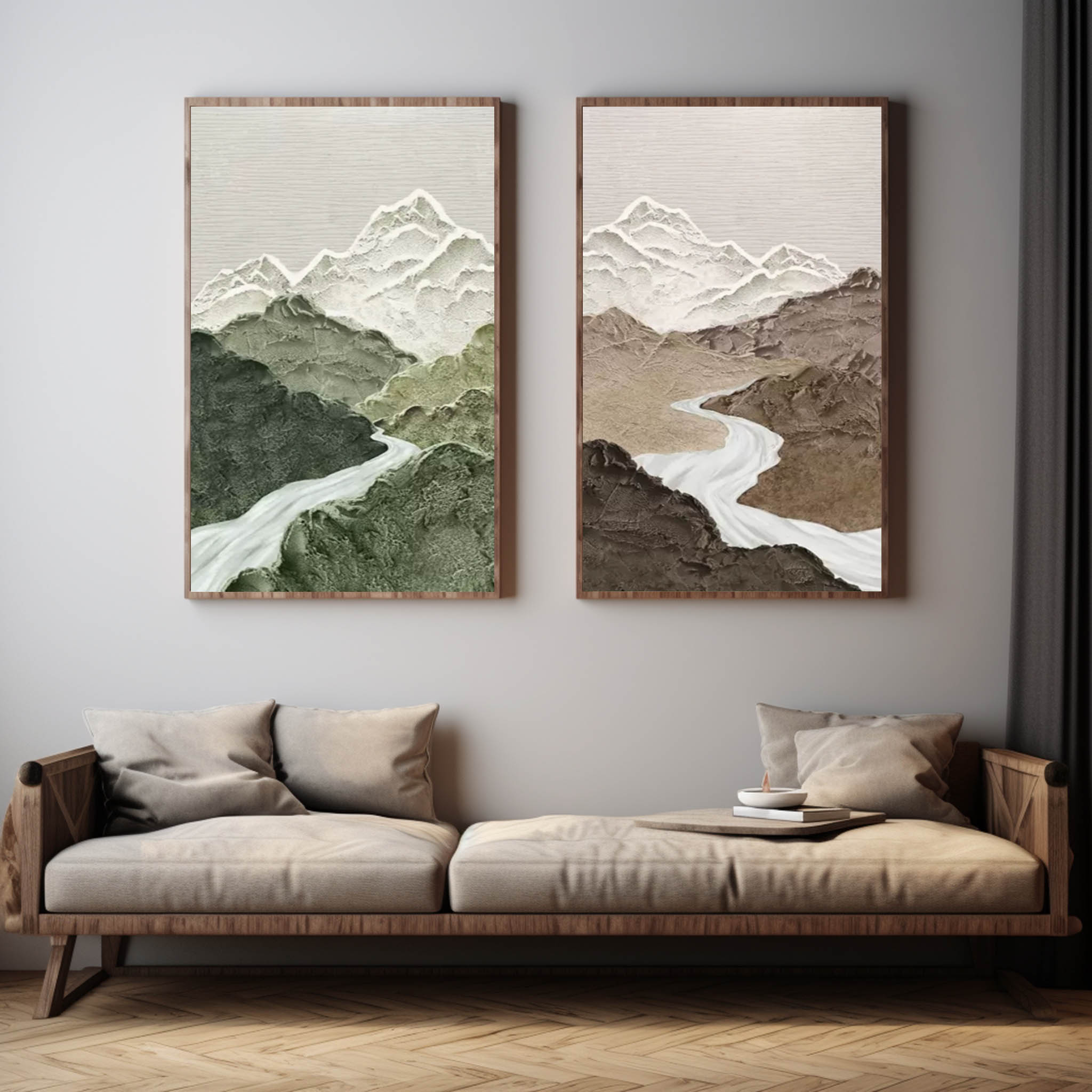 Saturn Wabi-Sabi Wall Art