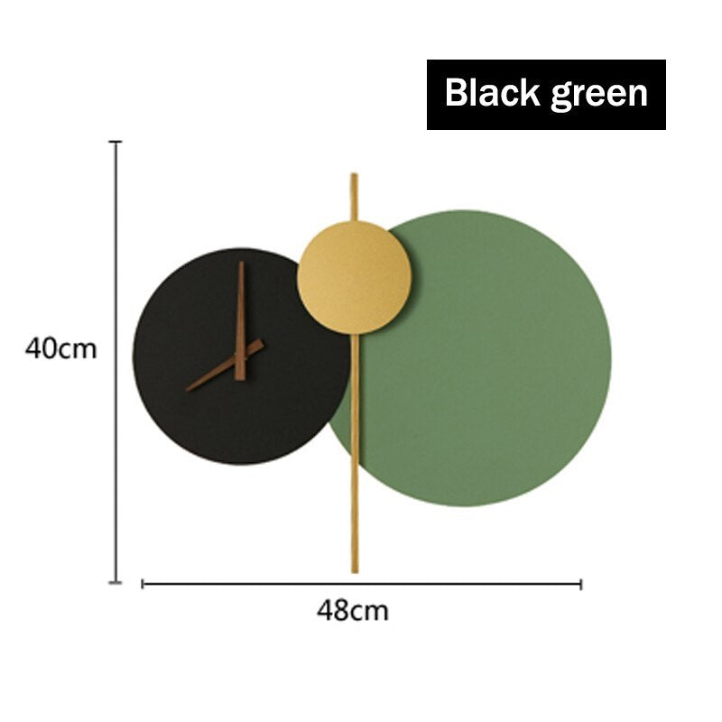 Arisha Modern Clock Metal Painted Wall Light LED Light Bedroom