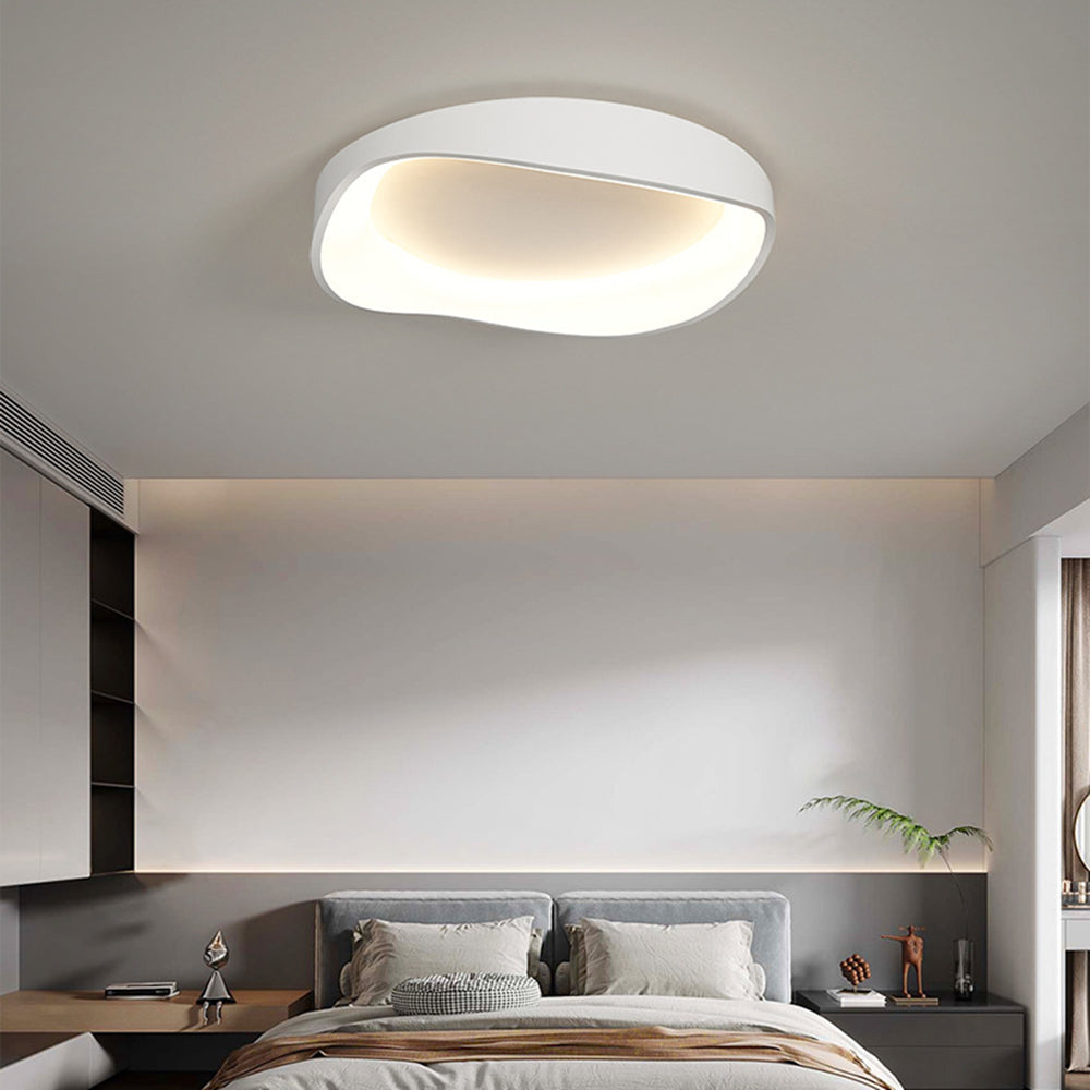 Arisha Modern Wave Flush Mount Ceiling Light