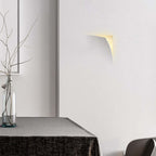 Aria Modern Recessed Metal/Plaster LED Wall Lamp, White