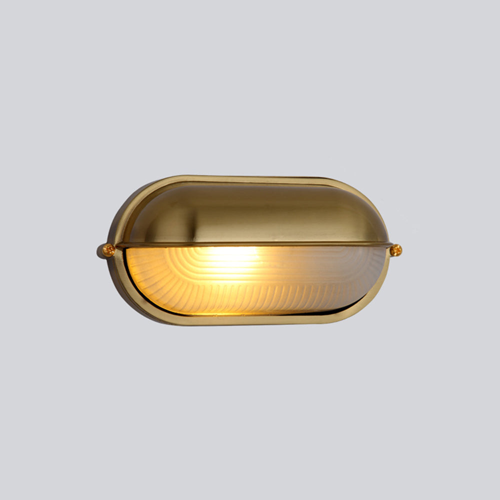 Vorn Modern Round/Ellipse Outdoor Waterproof Wall Lamp. 2 Colors