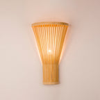 Muto Led Wall Mounted Bedside Lamp, Rattan/, Bedroom