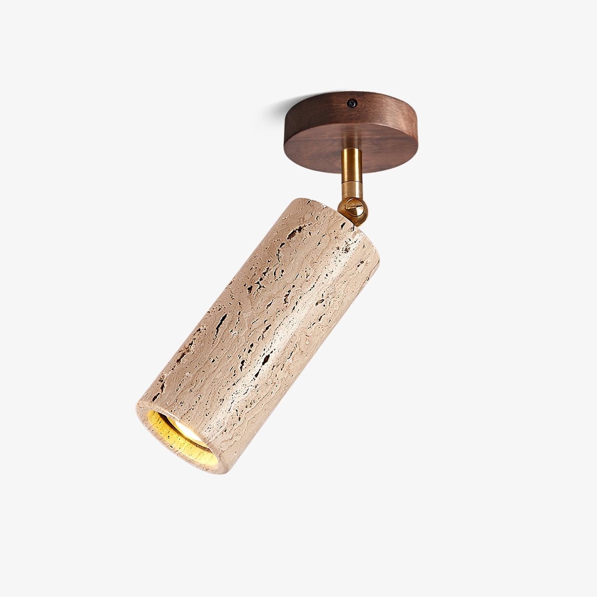 Mycaran Pendant Light Minimalist in Travertine - Kingsley Beaumont