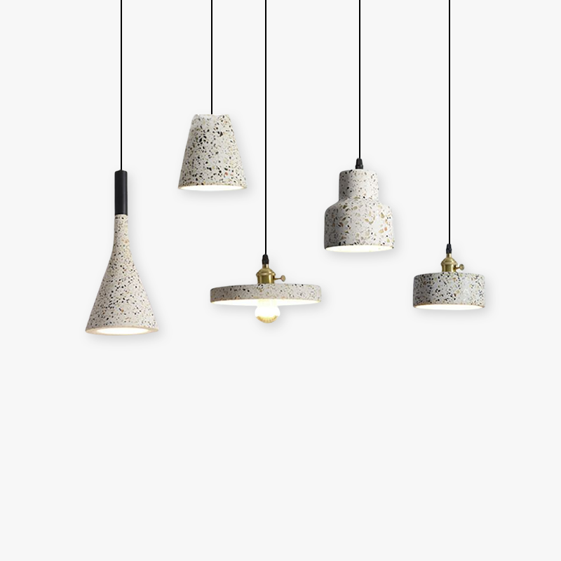 Aria Modern Stone Pendant Light, 5 Style