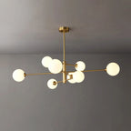 Valentina Modern Glass Shade Pendant Light, Copper/Black