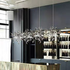 Olivia Artsy Classy Cluster Fireworks Pendant Light, Stainless steel