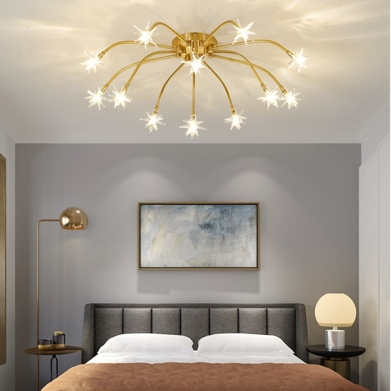 Arisha Art Deco Starry  Flush Mount Ceiling Light