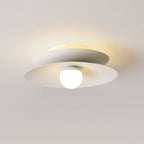 Arisha Modern Flush Mount Ceiling Light White Red Black Metal Balcony