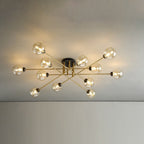 Valentina Industrial Glass Globe Chandelier LED, 6 Style