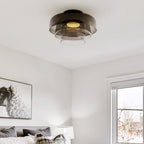 Aria Modern Simple Creative Glass Flush Mount Ceiling Light