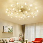 Arisha Art Deco Starry  Flush Mount Ceiling Light