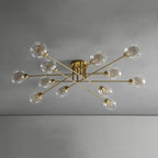 Valentina Industrial Glass Globe Chandelier LED, 6 Style