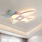 Valentina Modern Airplane Shaped Flush Mount Ceiling Light