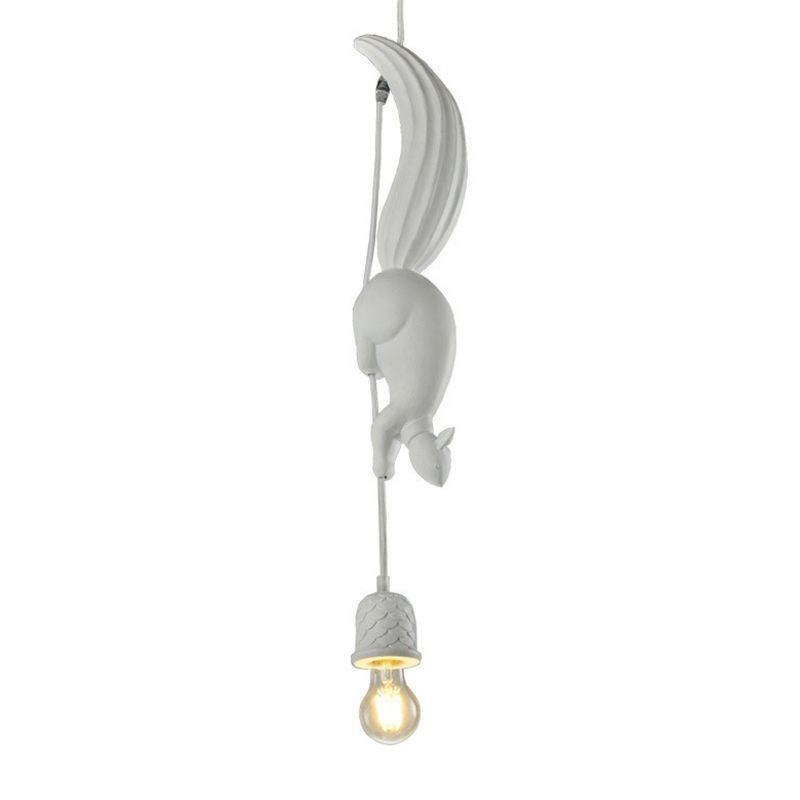 Aria Pendant Light Squirrel/Pinecone Modern, Resin, Restaurant