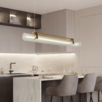 Arisha Pendant Light Linear Modern, /Metal, Black/Gold, Study