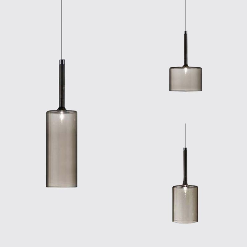 Valentina Minimalist Modern Glass LED Pendant Light, 3 Style