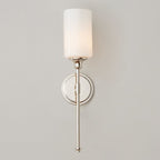 Arisha Milky Glass Mirror Front Vanity Wall Lamp, 2 Colour