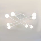 Valentina  Flush Mount Ceiling Light Linear Industrial