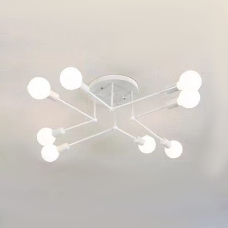 Valentina  Flush Mount Ceiling Light Linear Industrial