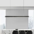 Arisha Minimalist Linear Metal/ Pendant Light, Black