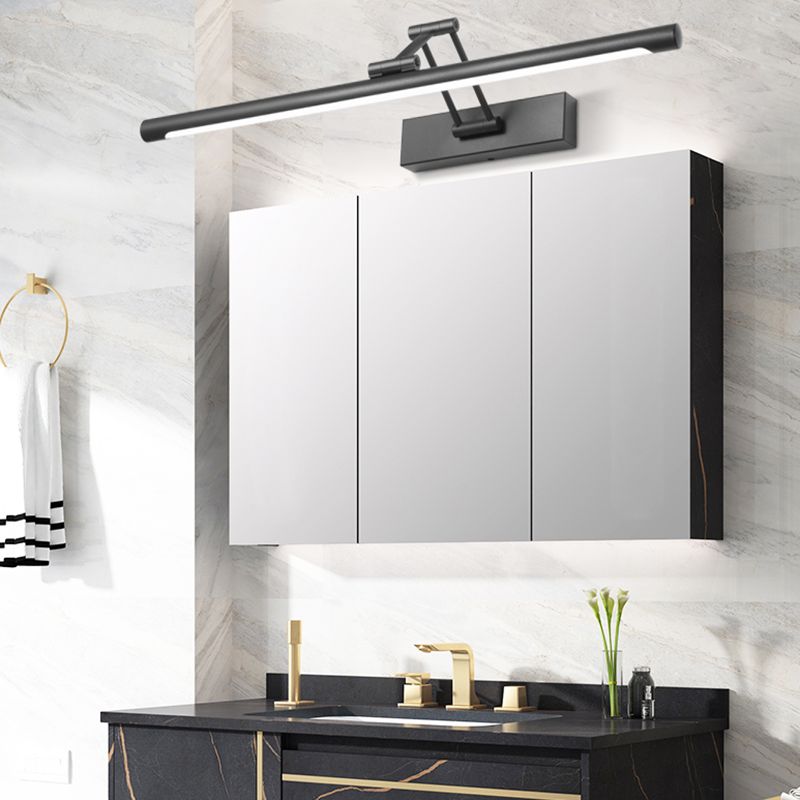 Volo Modern Linear Mirror Front Vanity Metal LED Wall Lamp