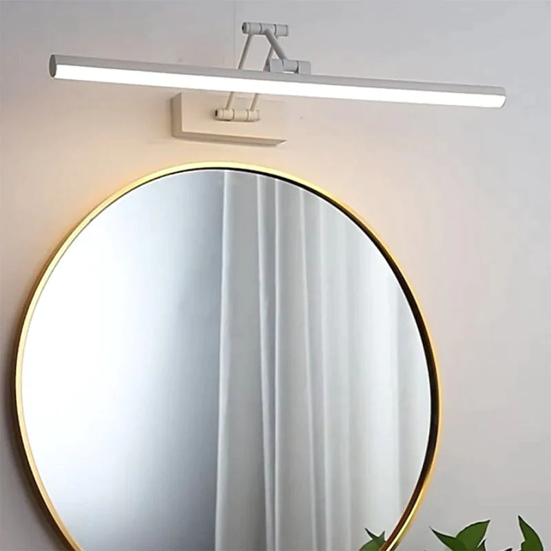 Volo Modern Linear Mirror Front Vanity Metal LED Wall Lamp