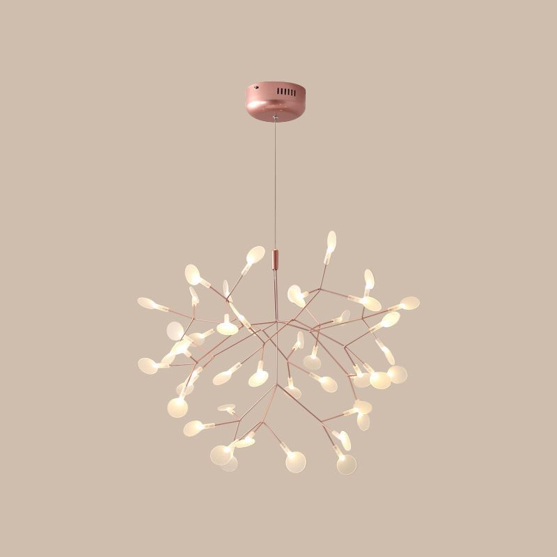 Lior Unique Sputnik Art Deco Firefly Chandelier. Living Room/ Bedroom