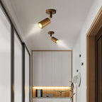 Muto Modern LED Adjustable Ceiling Spotlight, Wood