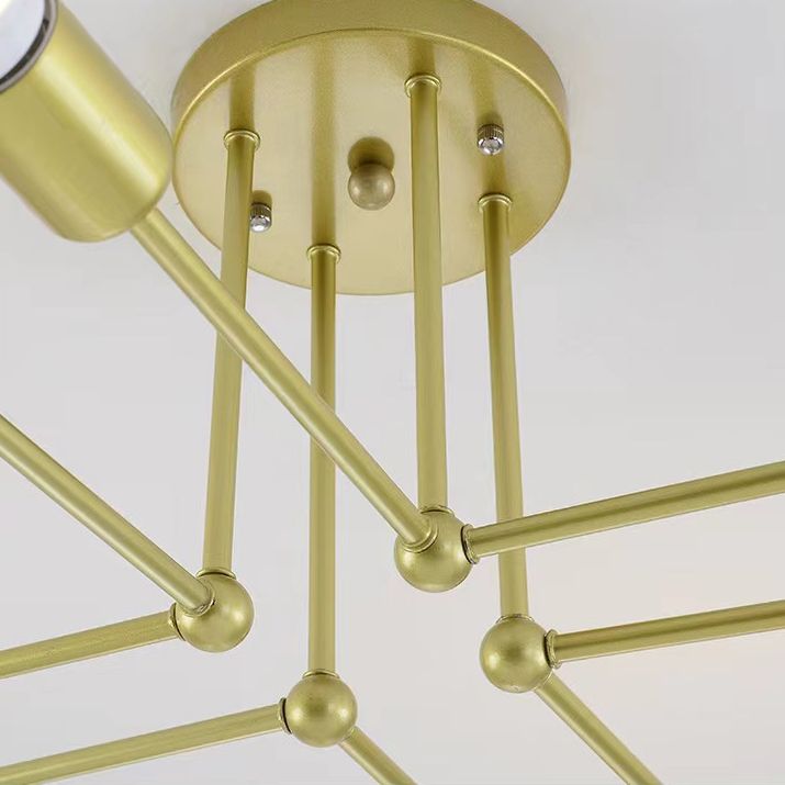 Valentina  Flush Mount Ceiling Light Linear Industrial