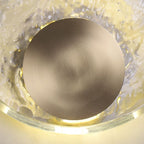 Kristy Art Deco Globe Crystal&Metal Bedroom Wall Lamp, Gold