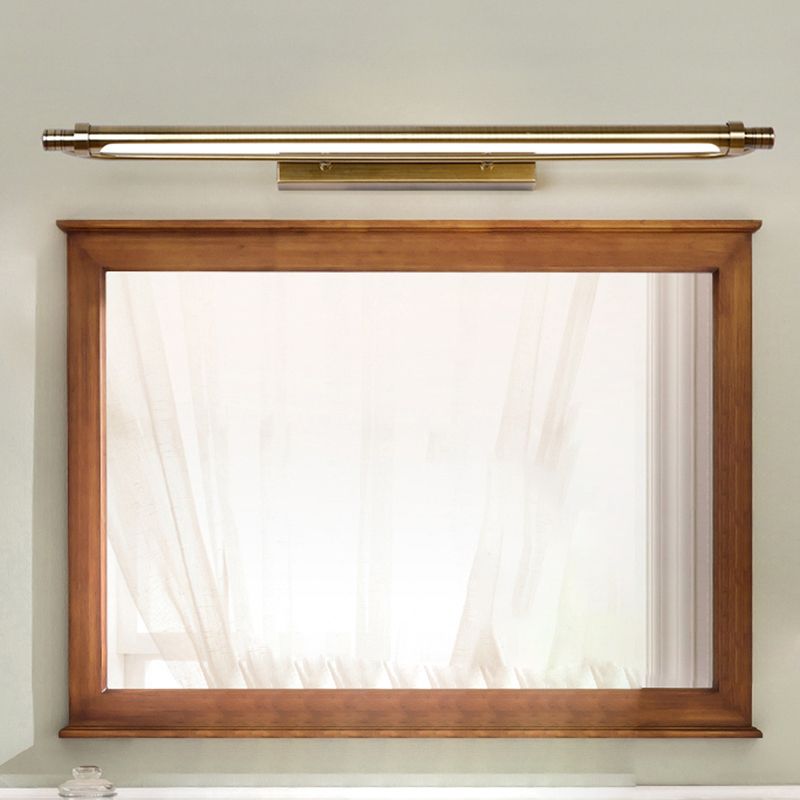 Arisha Modern Linear Metal Vanity Wall Lamp, Gold