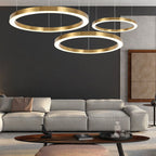Arisha Modern Ring Metal Pendant Light, Gold
