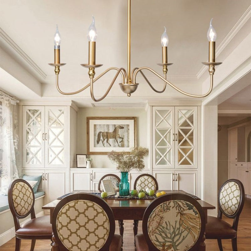 Orix Retro Vintage Candle Metal Chandelier