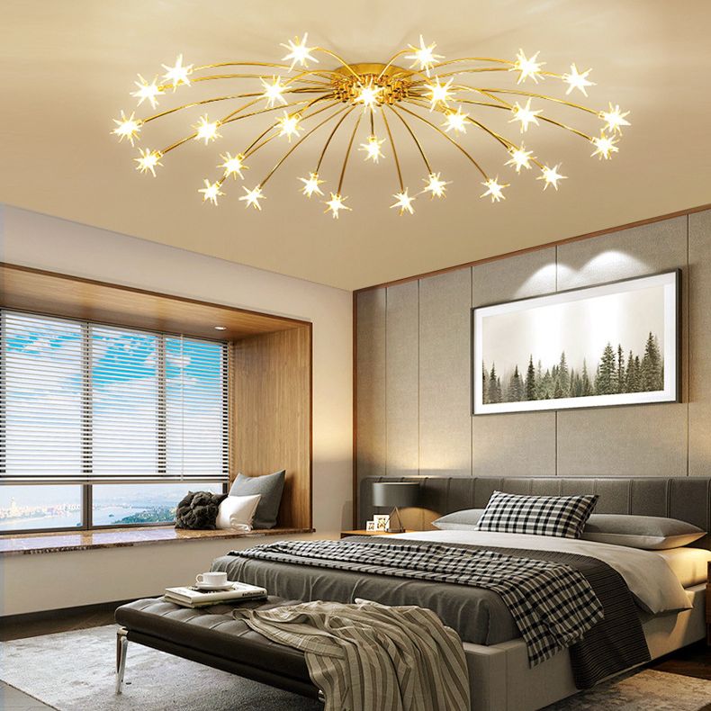Arisha Art Deco Starry  Flush Mount Ceiling Light