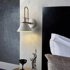 Valentina Vintage Horn Shape Metal Wall Lamp, Living room/Bedroom/Bathroom
