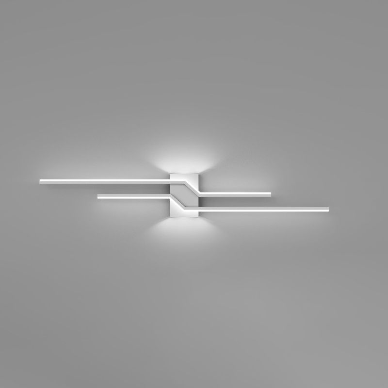 Arisha Minimalist Linear Metal Vanity Wall Light