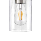 Silva Modern Mirror Front Black Vanity Wall Lamp, Metal/Glass