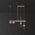 Kristy Metal & Crystal Pendant Light, Gold