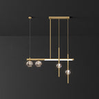 Kristy Metal & Crystal Pendant Light, Gold