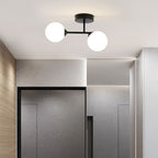 Valentina Semi-Flush Mount Ceiling Light, 2 Color