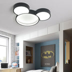 Aria Cartoon Mouse Flush Mount Ceiling Light, 2 Style
