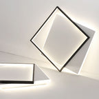 Arisha Modern Duo-Square Flush Mount Ceiling Light
