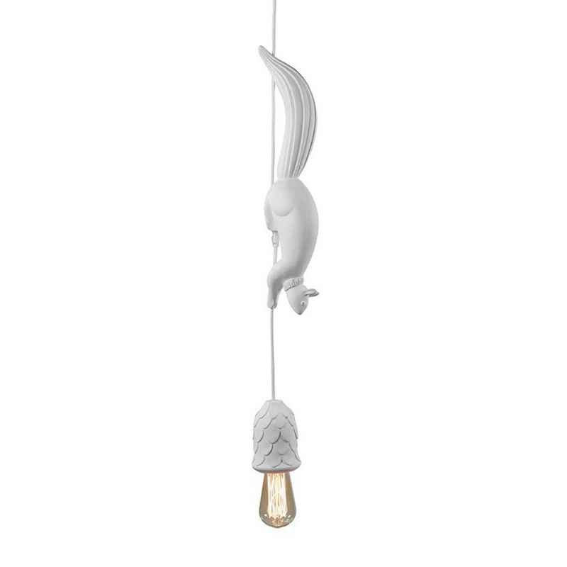 Aria Pendant Light Squirrel/Pinecone Modern, Resin, Restaurant
